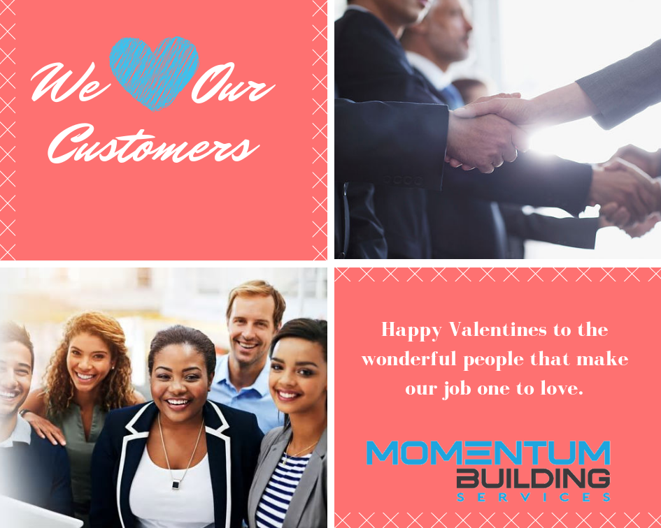We love our customers at Momentum Building Services, Baton Rouge, Louisiana!