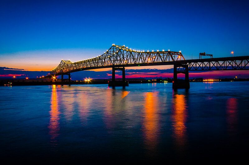 Baton Rouge, Louisiana - Mississippi River Bridge